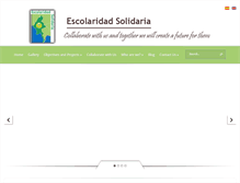 Tablet Screenshot of escolaridadsolidaria.org